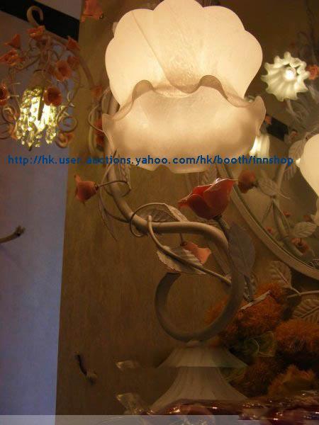 陶瓷玫瑰月亮吊燈(IS0122)
