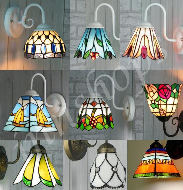 地中海彩玻璃 壁燈 (IS1264)