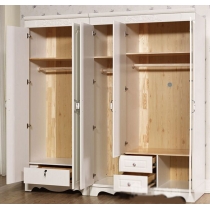 歐陸華麗 實木衣櫃 可組合2+3 85cm/128cm (IS1175)