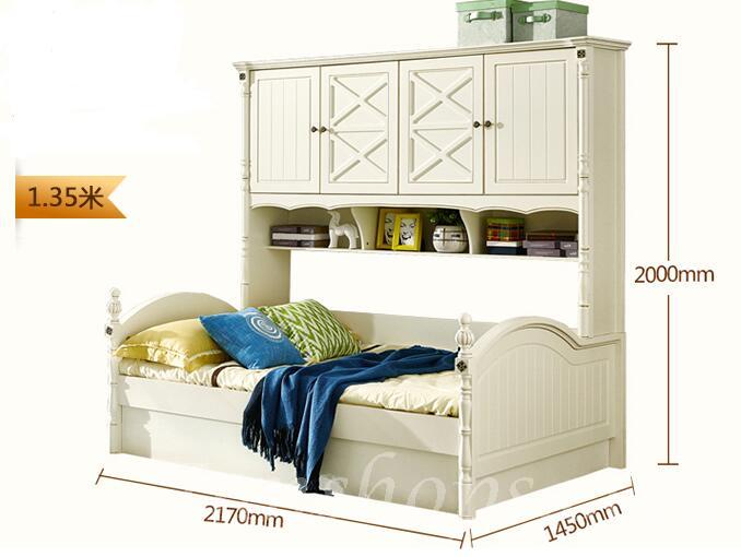 兒童皇國 衣櫃組合床 子母床 衣櫃床4呎/4呎6/5呎(不包床褥)(IS4932)