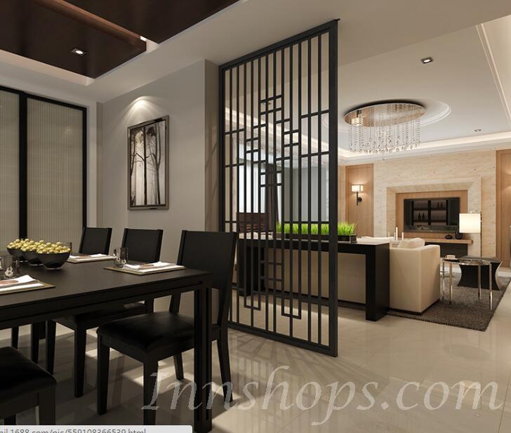 訂造 中式玄關客廳裝飾實木屏風 (IS5021)