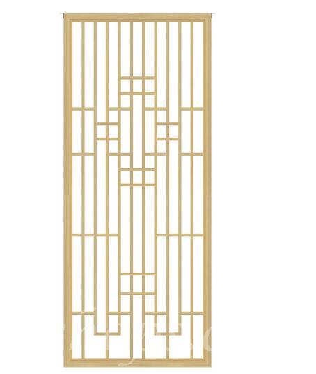 訂造 中式玄關客廳裝飾實木屏風 (IS5021)