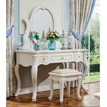法式貴族實木系列 梳妝台 連梳妝凳*120cm(IS0745)