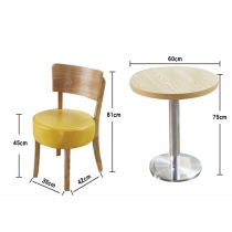 美式咖啡餐椅餐桌(IS5177)