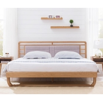 A北歐實木系列 白橡木雙人床 5呎 / 6呎(不包床褥) (IS5746)