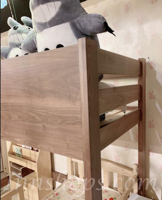 北歐實木系列 黑胡桃木高架床 *可訂造呎吋 (不包床褥)(IS6200)