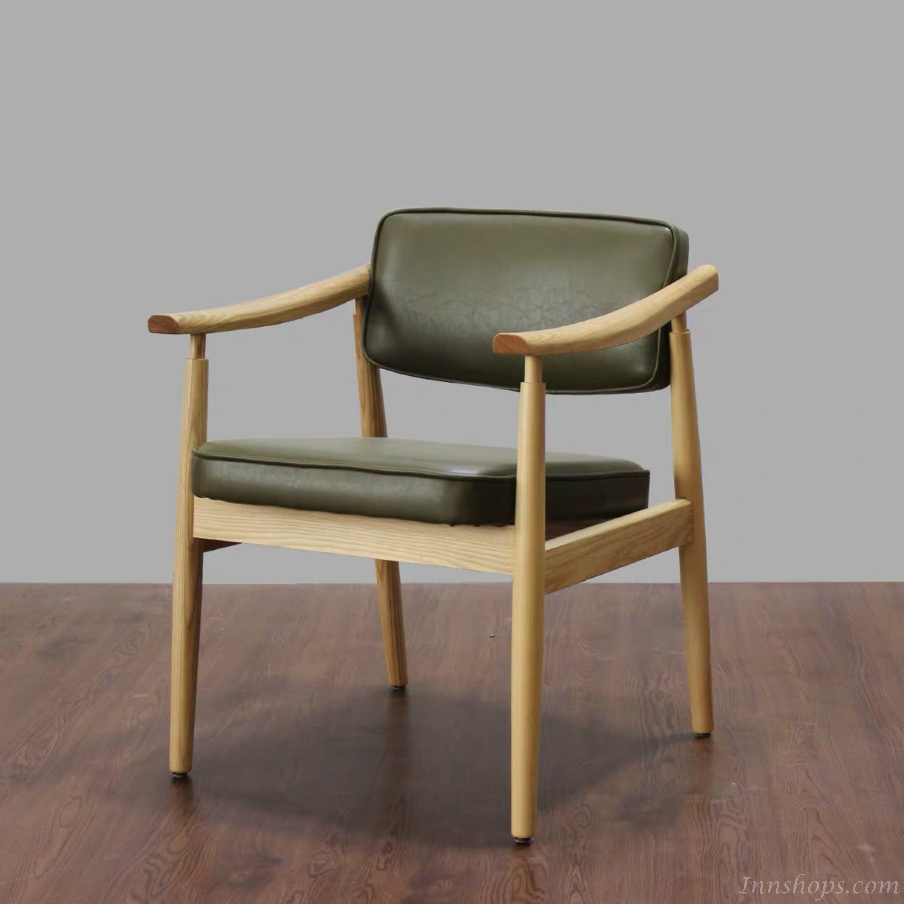 北歐實木 白橡木餐桌椅 (IS6015)