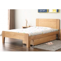 A北歐實木系列 白橡木雙人床 小朋友床 *可訂造呎吋(不包床褥) (IS6111)