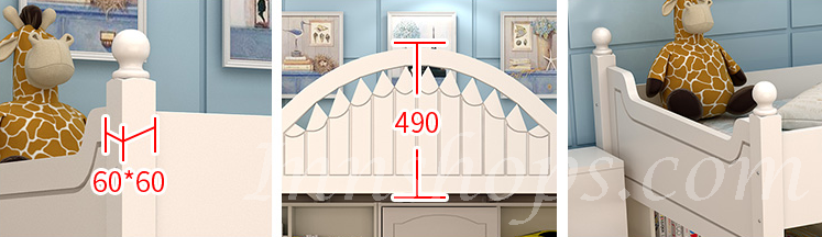 兒童皇國 組合床掛梯款 3呎3/4呎/4呎半(不包床褥) (IS6146)