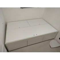訂造傢俬 儲物床箱 連櫃桶 不連床頭板 *可自訂呎吋 (不包床褥)(IS6389)