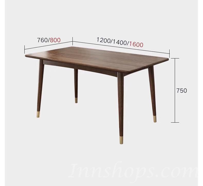 北歐實木系列 白蠟木餐桌椅子120/140/160cm (IS2295)