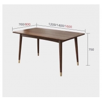 北歐實木系列 白蠟木餐桌椅子120/140/160cm (IS2295)