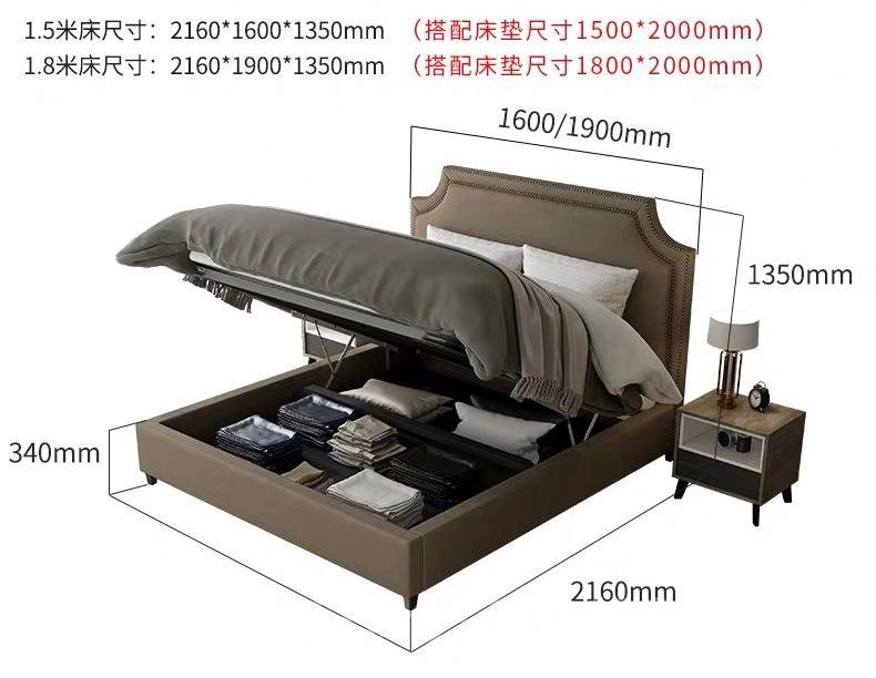 意式氣派系列床 *4呎 /5呎 /6呎(不包床褥)(IS3147)
