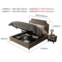 意式氣派系列床 *4呎 /5呎 /6呎(不包床褥)(IS3147)