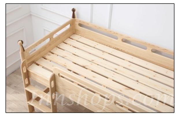 北歐實木系列 白橡木高架床*可自訂呎吋 (不包床褥)(IS6755)