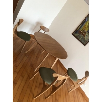 北歐系列白橡木餐桌 3呎9.4(IS6476)