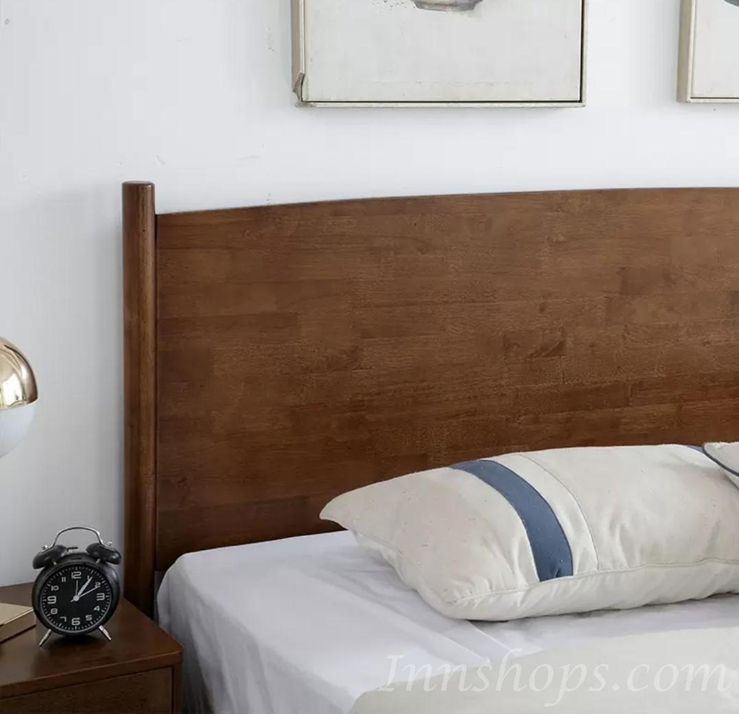 日式實木橡木 雙人床*5呎/6呎 (不包床褥)(IS1199)