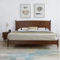 日式實木橡木 雙人床*5呎/6呎 (不包床褥)(IS1199)