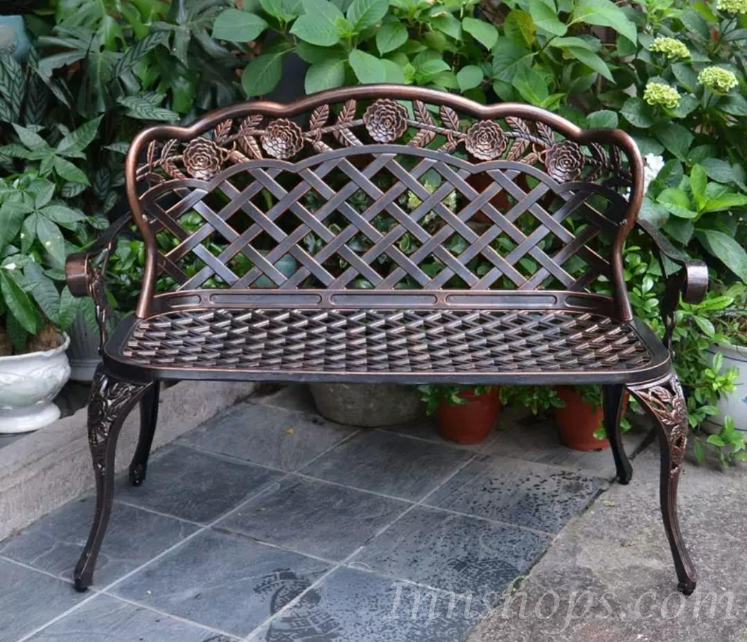 戶外傢俱 玫瑰花庭園椅 *108cm(IS6952)