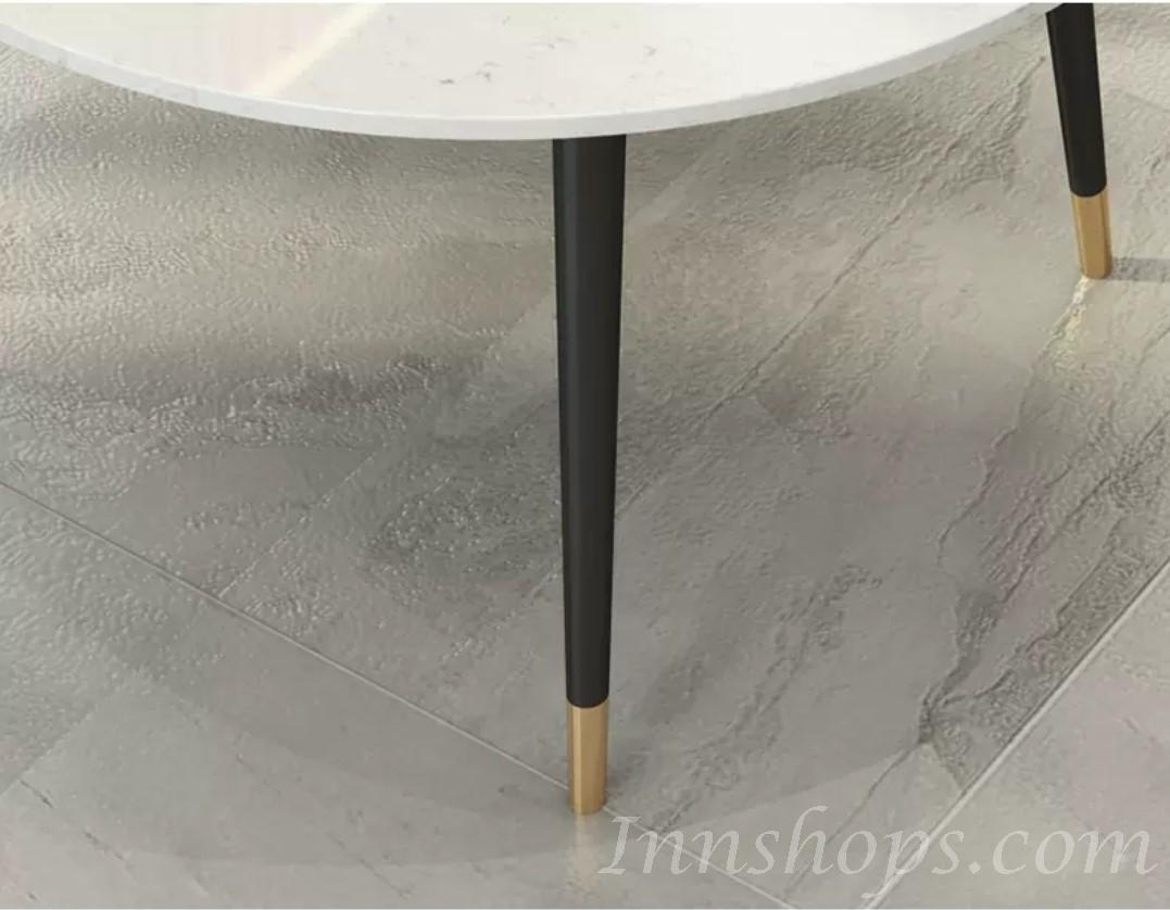 鐵藝系列 岩板餐桌椅套裝 *60/80/100/120/135cm (IS6959)