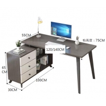 時尚書桌 電腦台 120cm/140cm (IS1778)