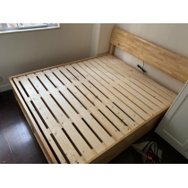 日式實木橡木 床*4呎/5呎/6呎(不包床褥)(IS6162)