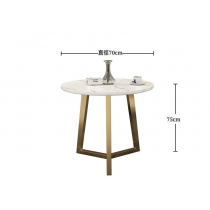 鐵藝系列 岩板餐桌椅套裝 *60/70/80cm (IS6987)