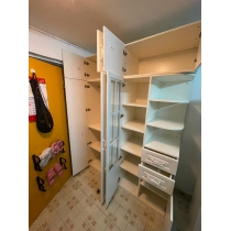 訂造傢俬衣櫃+頂櫃*可自訂呎吋 (IS7111)