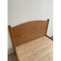 北歐實木系列 白橡木雙人床*可訂造呎吋 (不包床褥)(IS7141)