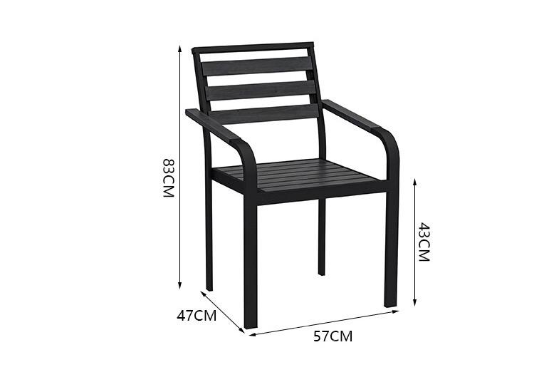 戶外傢俱 塑木桌椅套裝 (IS4732)