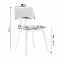 時尚系列 實木餐椅 (IS7258)