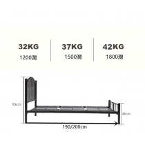 鐵藝系列床*4呎/5呎/6呎 (不包床褥)(IS7574)