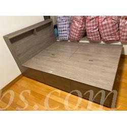 訂造 雙人床儲物床*可自訂呎吋 (不包床褥)(IS6356)