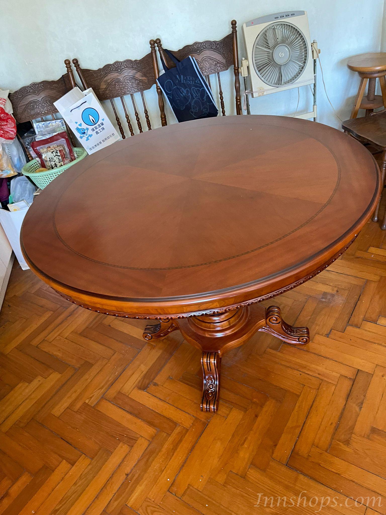 維也納  實木圓形餐桌椅套裝 80cm / 100cm  (IS1836)