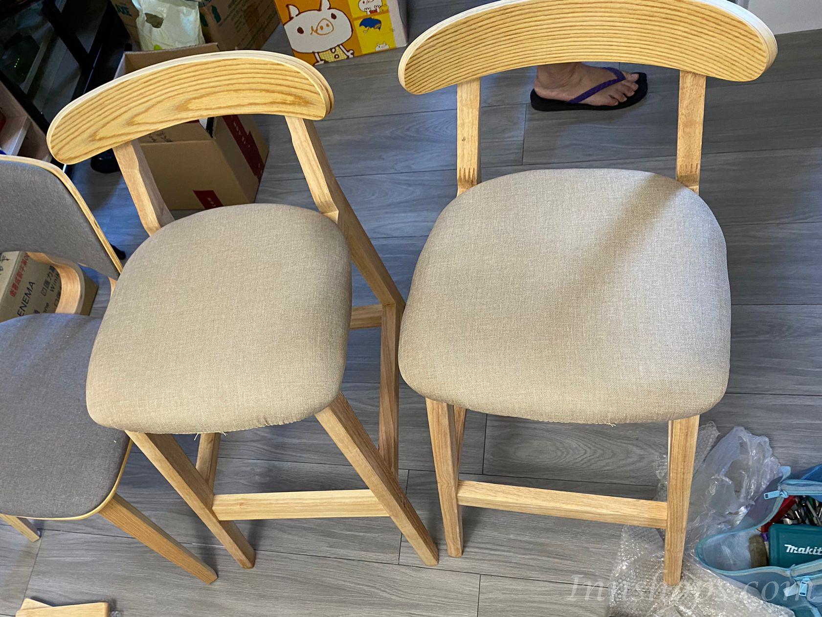 北歐實木白橡木系列 高腳椅Bar chair(IS5088)