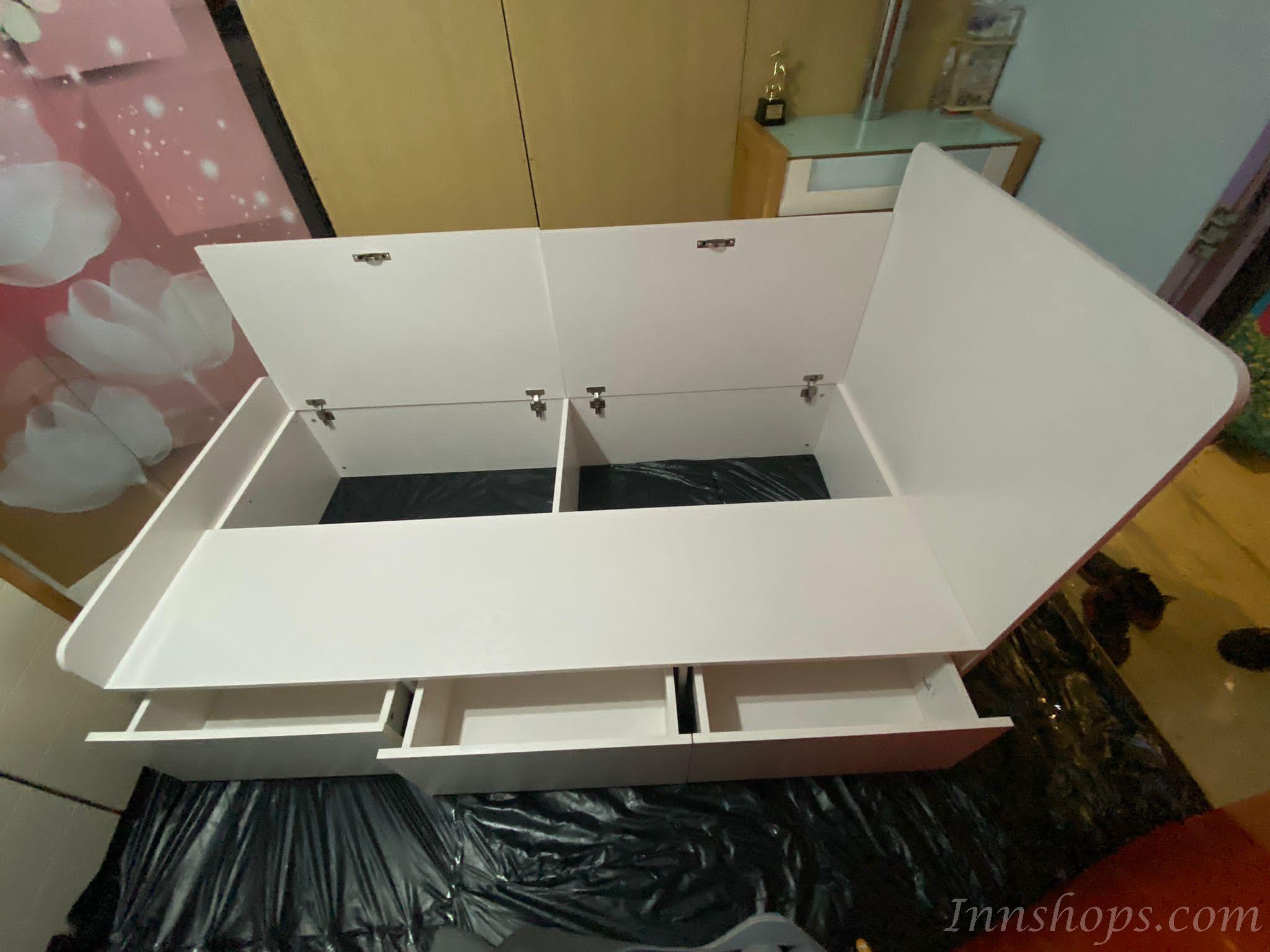 訂造 儲物床 連床頭板 櫃桶 *可自訂呎吋(不包床褥)(IS6594)