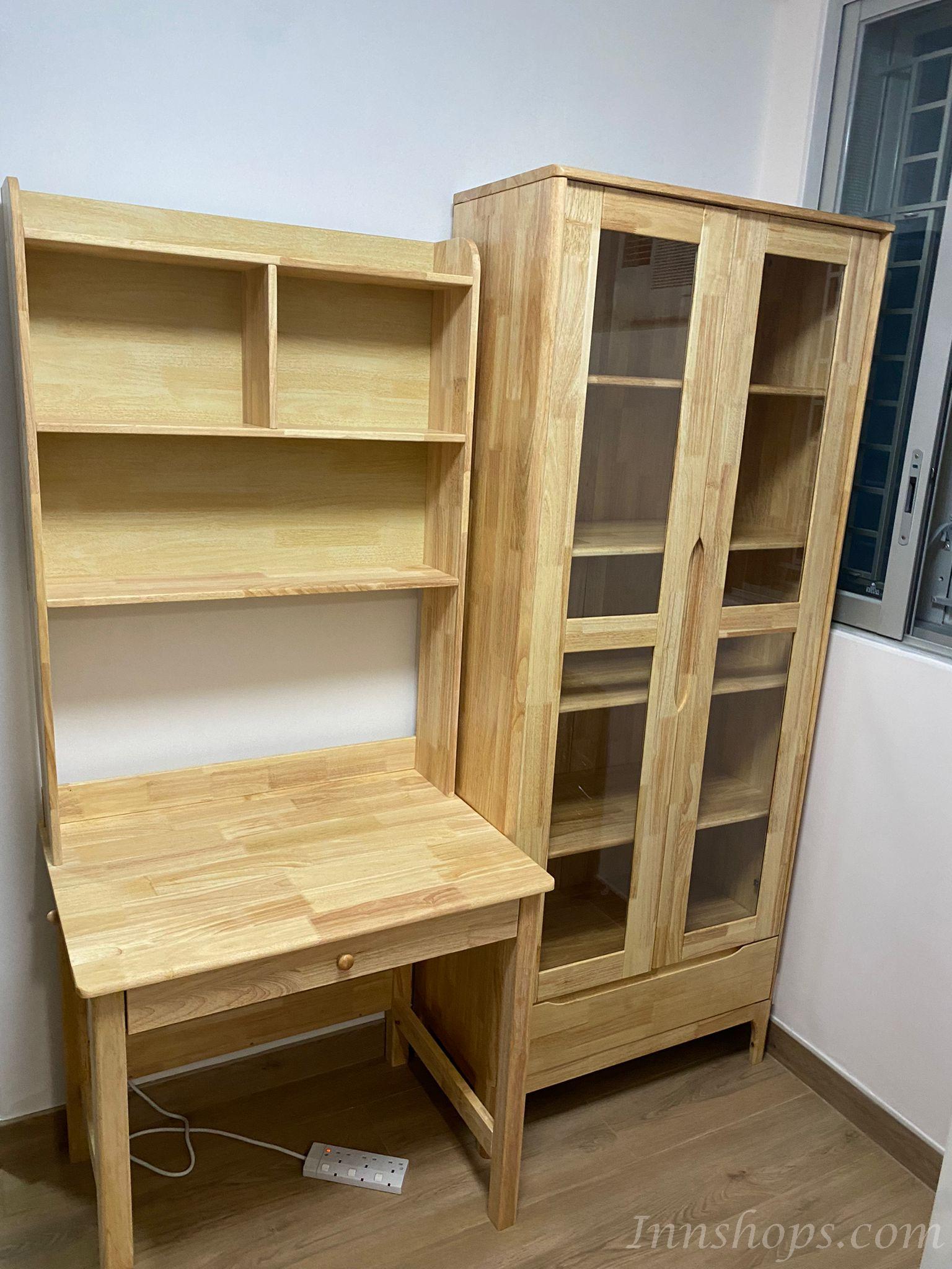 日式實木橡木 書櫃 80cm (IS6166)