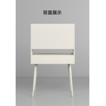 田園純白.象牙白系列 輕奢化妝枱 梳妝台送椅子*50/60/80cm (IS8654)