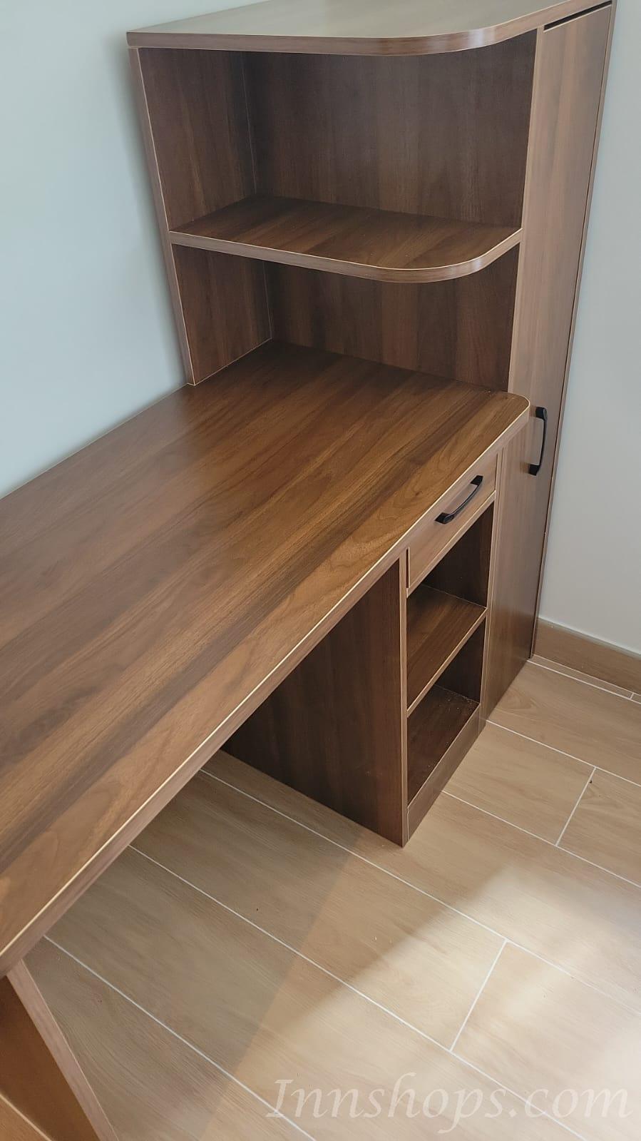 北歐摩登系列 小戶型伸縮書櫃+書桌 125cm/145cm（IS8072）