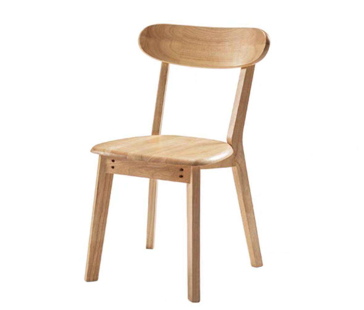 日式橡木系列 實木餐椅 原木色/胡桃木色 (IS8717)