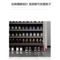 意式氣派鞋櫃 玄關櫃  雙面鞋櫃(灰色)*80cm (IS8906)