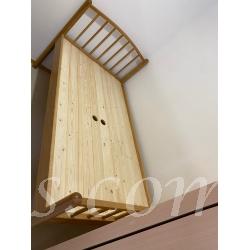 北歐實木系列 白橡木單/雙人床*可訂造呎吋 (不包床褥)(IS6086)