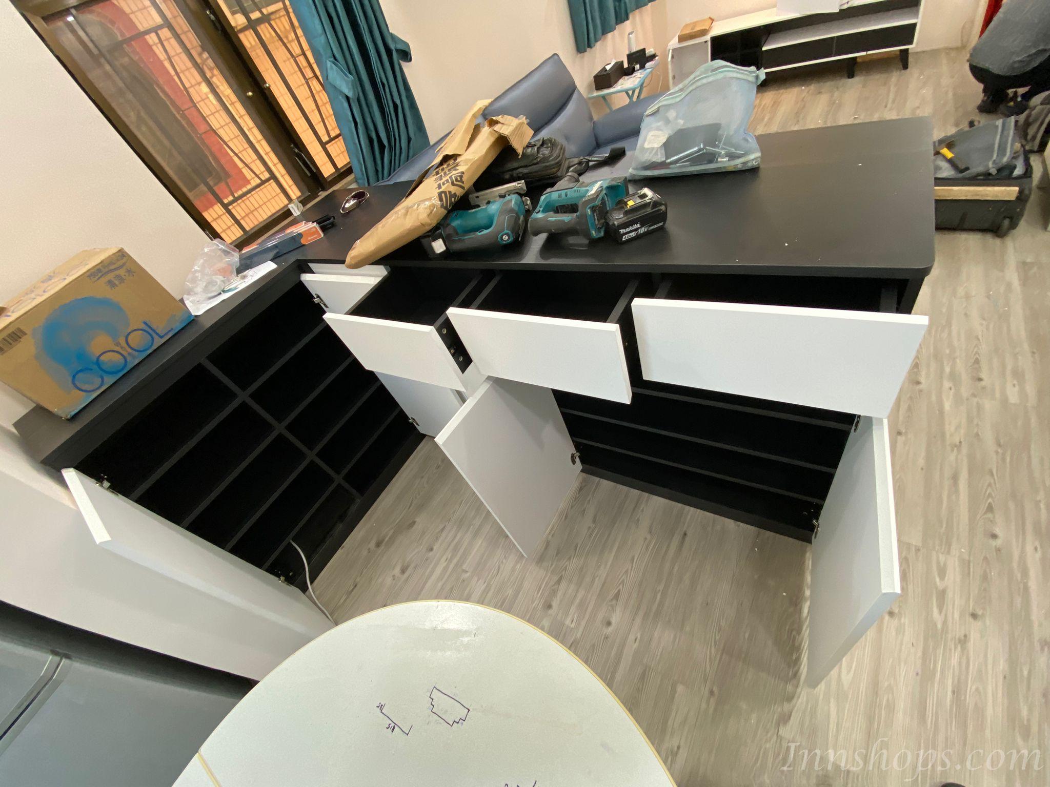 訂造傢俬餐邊櫃 鞋櫃 書櫃 可自訂呎吋(IS6653)