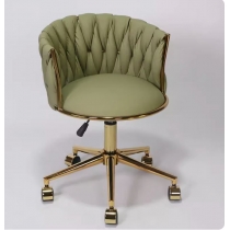 輕奢 電腦椅 梳妝凳 轉椅餐椅*52cm (IS9081)