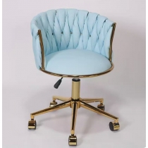 輕奢 電腦椅 梳妝凳 轉椅餐椅*52cm (IS9081)
