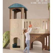 兒童皇國 兒童室內家用小型滑梯秋千玩具 家庭兒童樂園（IS9103）