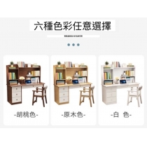 日式實木橡木 實木電腦枱 書枱 書桌書架組(不包括椅子)*100cm/120cm/140cm (IS9152)