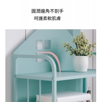 兒童皇國 鐵藝 小朋友 書架 屋仔 置物架 書櫃 60cm*35cm*110cm/140cm  (IS9158)