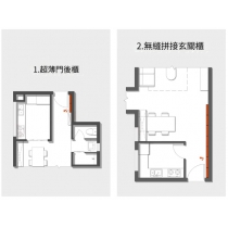 兒童傢俬 門後洞洞板置物架落地架 夾縫超薄書架40/50/60/70/80/90/100/120cm(IS9172)