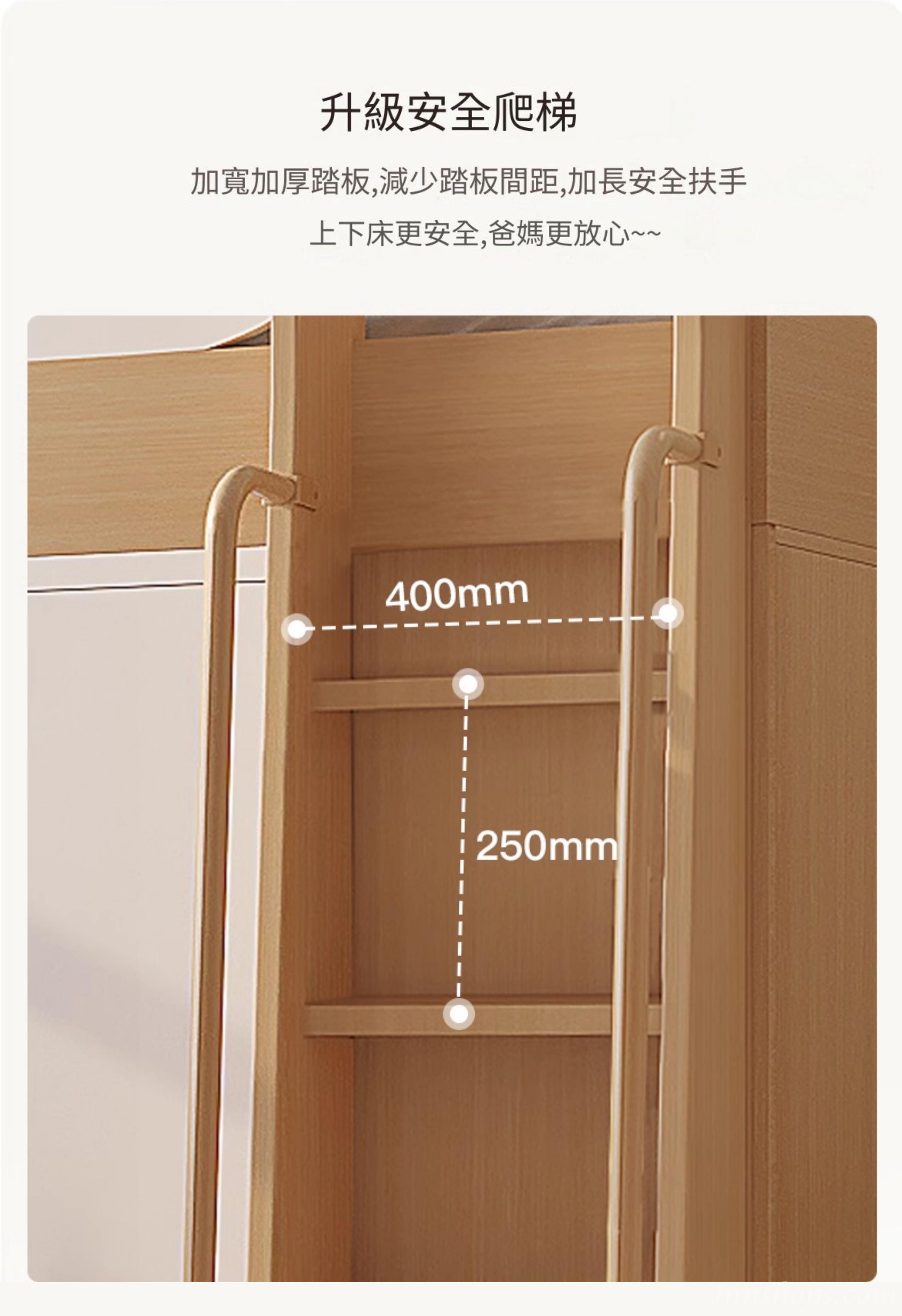 兒童皇國 屋仔白雲 多功能 組合床 上床下枱衣櫃 小朋友床116cm/150cm*190 cm (IS9180)